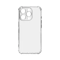 Прозрачный чехол для Apple iPhone 16 Pro с защитой камеры и усиленными бортами, тонкий, силиконовый, бесцветный, ударопрочный, противоударный бампер с закрытой камерой, ArmorStandart (ARM78502)