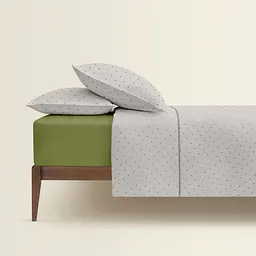 Комплект постільної білизни Cosas полуторний MINI DOTS 160 x 220 см (DotsGreyBeige_74Avocado_160) - мініатюра 2