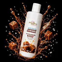 Лубрикант Boys Of Toys MyLove Aroma Series IntimMassage Salted Caramel 2в1 та масажний гель, 300 мл - мініатюра 2