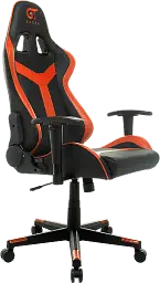 Геймерське крісло GT Racer чорне з помаранчевим (X-2527 Black/Orange) - мініатюра 2