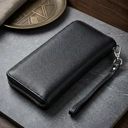 Красивий клатч унісекс на одне відділення з натуральної шкіри ST Leather 22697 чорний - мініатюра 4
