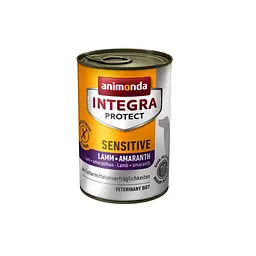 Вологий ветеринарний корм для собак Integra Protect Sensitiv Lamb+Amaranth при харчовій непереносимості, ягня/пастернак, 400 г
