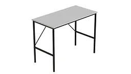 Стіл письмовий Line Тайм Ferrum-decor 750x1000x500 Чорний метал ДСП Біле 16 мм (FRD-104864) - мініатюра 5