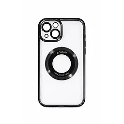 Магнітний чохол XON PhoneCase Magnetic для iPhone 13 (PCMC1113100B 7942) Чорний/Прозорий
