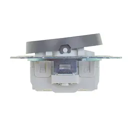 Кнопка дзвінка Brille WB-1VB Grey 42-276 - мініатюра 2