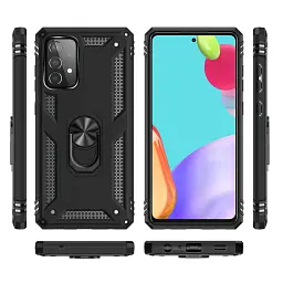 Панель BeCover Military для Samsung Galaxy A52 SM-A525 Black (706060) - мініатюра 3