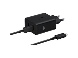 Мережевий зарядний пристрій Samsung EP-T5020X 50 W Type-C to Type-C cable Black (EP-T5020XBE) - мініатюра 4
