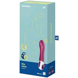 Вібратор Satisfyer Big Heat 22.5 см фуксія