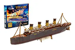 Конструктор Puz-00938 / Арт-26912 "Титанік"дерев'яний, 269 дет.,р.45x5x12.5 см PuzzleOK