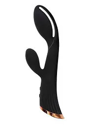 Вібратор-кролик Toy Joy Ivy Cassia Xtra Intense 20.5 см чорний - мініатюра 4