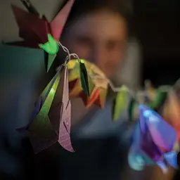 Набір для створення гірлянди 4M KidzMaker Оригамі Квіти (00-04725) - мініатюра 5