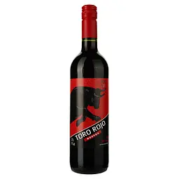 Вино Bodega Toro Rojo, червоне, сухе, 0,75 л