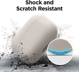 Чохол Ultrathin Silicone Case для AirPods Pro Stone White [52480] - мініатюра 3