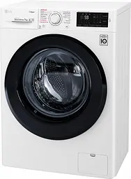 Пральна машина LG з фронтальним завантаженням F2J5HS9W, 7кг, 1200, A+++, Пар, глибина 45см, Дисплей, Інвертор, Білий (F2J5HS9W) - мініатюра 2