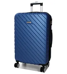 Валіза середня M ABS-пластик Madisson Snowball 03403 68х44х27см 68+13л Темно-синій