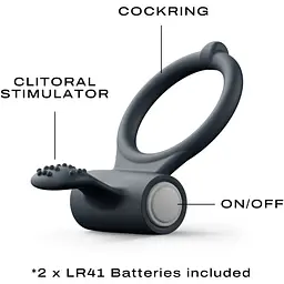 Ерекційне кільце Dorcel Power Clit Black V2 - мініатюра 2