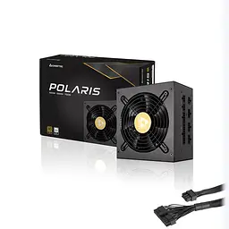 БЖ 650W Chieftec POLARIS PPS-650FC, 120 mm, 80+ GOLD, Cable management, retail - мініатюра 4