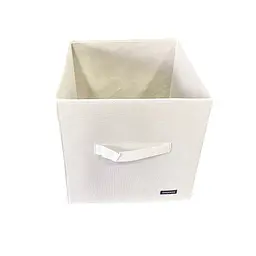 Текстильний кофр ORGANIZE  30*30*30 см (білий) - мініатюра 5