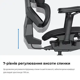 Ігрове крісло Anda Seat X-Air Pro Size XL Mesh Gray (AD-WY-01-GGF-G01) - мініатюра 6