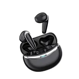 Бездротові Bluetooth навушники-вкладиші TWS BX18 з шумозаглушенням Чорні