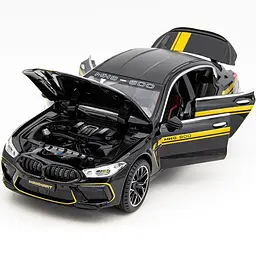 Колекційна металева модель автомобіля АвтоЕксперт BMW M8 Manhart MH8 800 з інерцією, світлом та звуком 1:24 - мініатюра 7