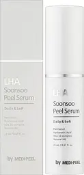 Гіпоалергенна сироватка-пілінг з ліпогідроксикислота 20 мл Medi Peel LHA Soonsoo Peel Serum