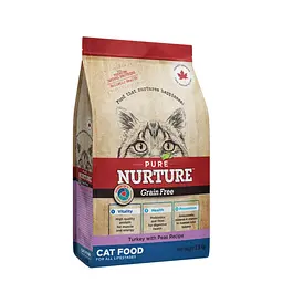 Сухий корм для котів Pure Nurture Grain Free Turkey with Peas All Lifestages Cats Беззерновий холістик з індичкою 1.5 кг