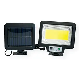 Прожектор вуличний ліхтар на сонячній батареї 250W з датчиком руху Solar Energy Lamp - T09 - мініатюра 5