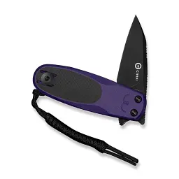 Ніж складаний кишеньковий Civivi Purr, (4.65 см) Nitro-V / G10 фіолетовий/чорний - мініатюра 3