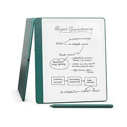 Електронна книга Amazon Kindle Scribe 1st Gen 2024 Metallic Jade, 64GB, дисплей 10.2 E Ink Carta 2480?1860, 300 dpi, антиблікове покриття, підсвічування, ємнісний сенсор, металевий корпус, підтримка аудіо, Wi-Fi/Bluetooth, USB-C, стилус