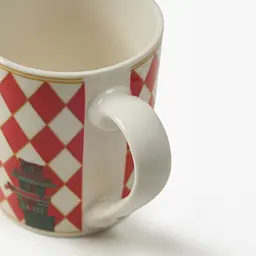 Чашка MBM HOME Graphic Ritual 340 мл червоно-біла (KP-156 RED/WHITE) - мініатюра 2