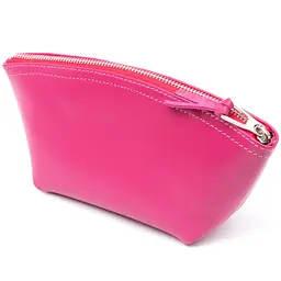 Жіноча косметичка зі шкіри Amelin Grande Pelle 11301 фуксія - мініатюра 2