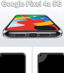 Силіконовий чохол BeCover для Google Pixel 4a 5G Transparancy (709179) - мініатюра 5
