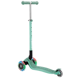 Самокат Globber Primo foldable plus lights, колеса з підсвічуванням, м'ятний (439-206) - мініатюра 2