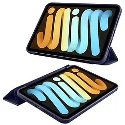 Чохол-книжка BeCover силіконовий для Apple iPad Mini 7 2024 Deep Blue (712428) - мініатюра 2