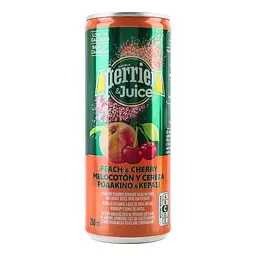 Вода Perrier із соком персик-вишня 0.25 л - мініатюра 3