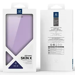 Чохол-книжка Dux Ducis Skin X Pro with MagSafe для Apple iPhone 17 Pro Max 6.9" Purple - мініатюра 4