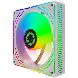 Комплект вентиляторів GameMax 3шт 3*120мм mm White frame ARGB RA300 WH (RA300 WH) - мініатюра 2