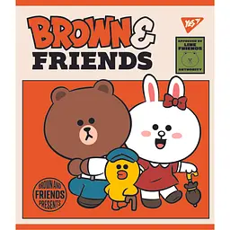 Набір зошитів Yes Line Friends А5 в лінійку 12 аркушів 10 шт. (766806) - мініатюра 3