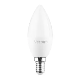 Лампочка Vestum LED C37 6W 3000K 220V E14 (1-VS-1304)