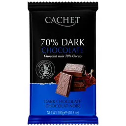 Шоколад Cachet чорний 70% 300 г - мініатюра 4