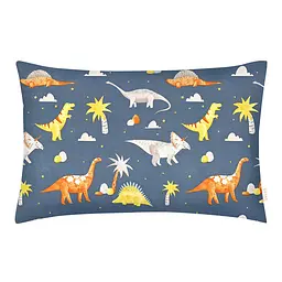 Дитяча постільна білизна в ліжечко DINOSAURS, синій (DinoPalmaBlue_Honey11_140) - мініатюра 3