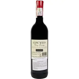 Вино Cape West Shiraz Pinotage, червоне, сухе, 0,75 л - мініатюра 2