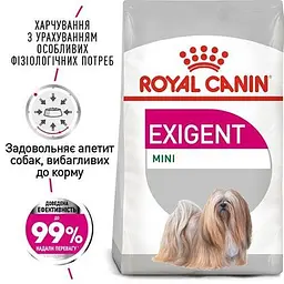 Сухий корм для собак вибагливих до харчування Royal Canin Mini Exigent, з м'ясом птиці, 3 кг (1006030) - мініатюра 2