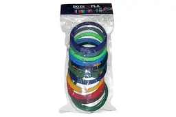 Запаска до 3D ручки BOZE PLA 5м 12 кольорів