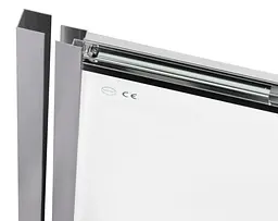 Душові двері в нішу Qtap Taurus CRM201-11.C6 110-120x200 см, скло Clear 6 мм, покриття CalcLess (TAUCRM201112C6) - мініатюра 3