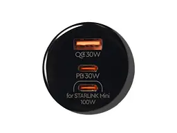Автомобільний зарядний пристрій Adaptis GP-CC160 160W (2 Type-C+USB) - мініатюра 3
