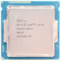 Процесор Intel Core i7-4770(SR149) (SR149) (Socket 1150, 8T, 3.9 ГГц, Tray) Б/в