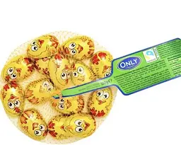 Цукерки шоколадні Only Курчата сітка 100 г