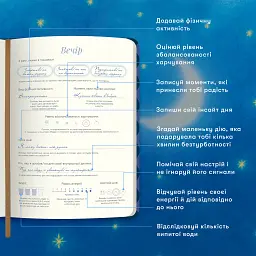 Щоденник самотурботи «Час піклуватися про себе» синій - мініатюра 6